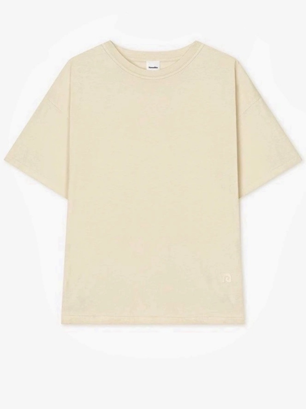 Nanushka Wren Boxy Organic Cotton Tee Shell XS NWT